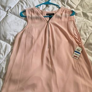 Pink tank top blouse